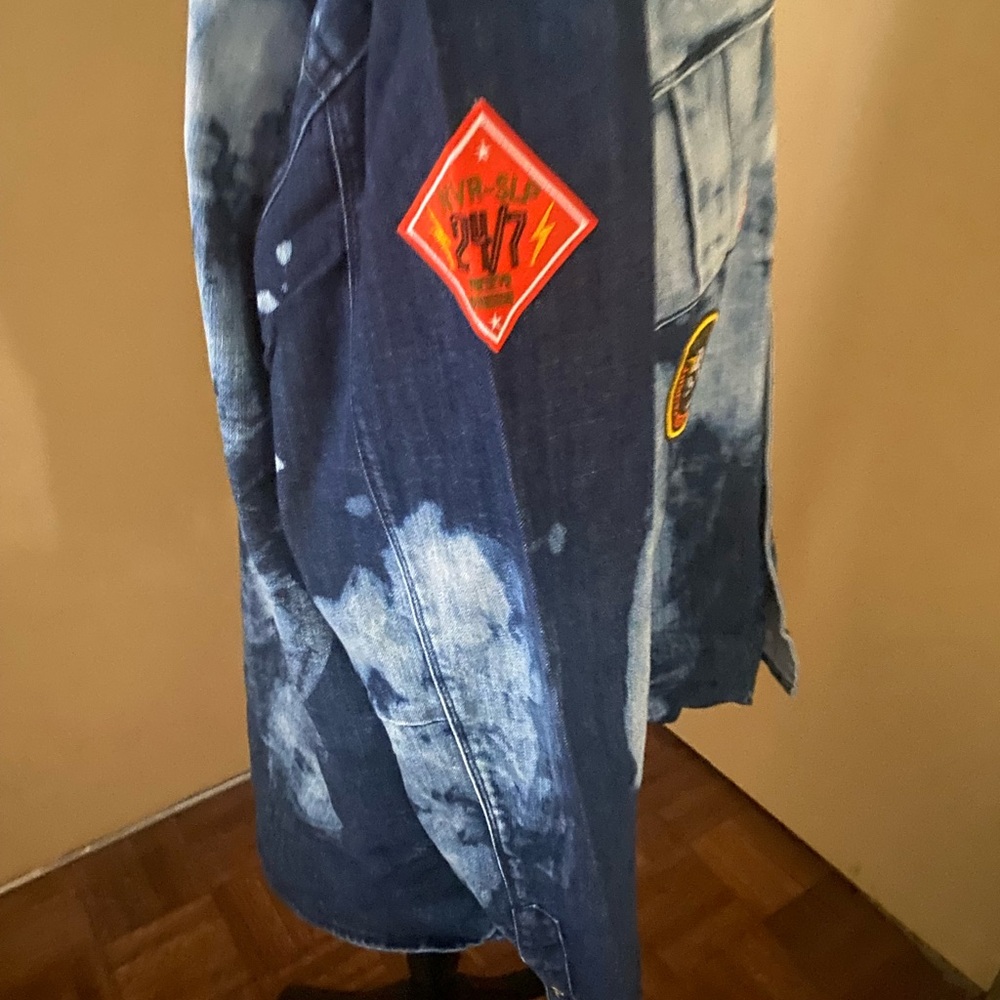 Dreamland Denim Patchwork jacket/Shirt - Picture 5 of 7